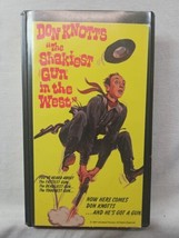 VHS The Shakiest Gun in the West Don Knotts PREVIOUS RENTAL - $2.95