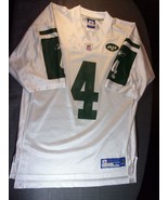 REEBOK NFL NEW YORK JETS #4 BRETT FAVRE FOOTBALL JERSEY SIZE LARGE WHITE... - £44.53 GBP