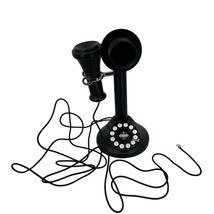 Retro Telephone Crosley Candlestick Landline Black Old Fashioned Phone - £38.15 GBP