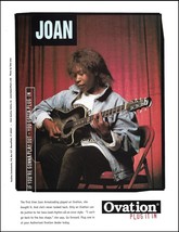 Joan Armatrading 1998 Ovation Adamas guitar advertisement 8 x 11 ad print - £3.32 GBP