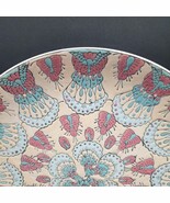 Antique Early c.1900s Chinese Peacock Bird Teal Rose Colored Plate Daogu... - $1,905.78 MXN