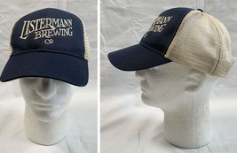 Listermann Brewing Co Snapback Trucker Baseball Hat Mens Embroidered - $21.73