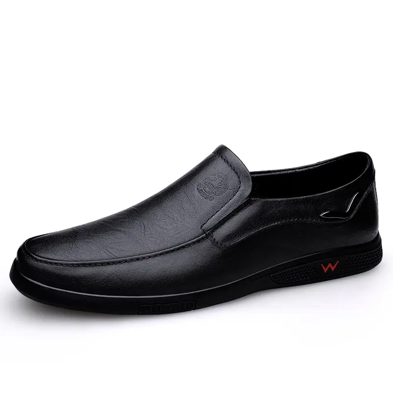 Fashion Men&#39;s Handmade Casual Slip On Shoes Genuine Leather Men Loafers Outdoor  - £76.02 GBP