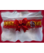 St Louis Cardinals MLB Red Organza Ribbon Wedding Garter Toss - £9.83 GBP