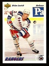 New York Rangers Brian Leetch 1991 Upper Deck Hockey Card # 153 NM/MT - £0.39 GBP