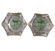 Vintage Ashtray Toby Tavern Lot Of 2 ~ 6 Slot Bar Glass, Rare 70s / 80s - £28.02 GBP