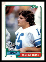 1981 Topps #324 Tom Skladany Detroit Lions - £1.55 GBP