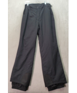 Obermeyer Snow Pants Womens Size 12S Black Nylon Insulated Inner Zip Poc... - £21.78 GBP