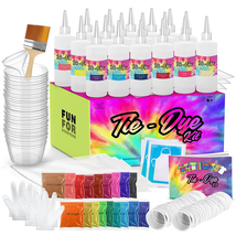DIY Tie Dye Kit for Kids, Adults Large Groups 18 Colors - $53.08