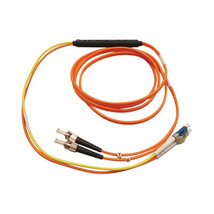 TRIPP LITE N422-02M 2M FIBER OPTIC MODE CONDITIONING PATCH CABLE ST/LC 6... - £88.79 GBP