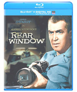 REAR WINDOW BLU-RAY DVD JIMMY STEWART GRACE KELLY ALFRED HITCHCOCK HD  - £11.78 GBP