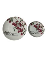 Maxwell &amp; Williams “Pink Boronia” Bone China Plate &amp; Coaster Set – The G... - $21.60