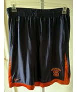 Syracuse Nike Dri Fit Basketball Shorts Navy Blue Orange Embroidered Log... - £14.50 GBP