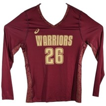 Washington Warriors Volleyball Shirt #26 Womens Size M Medium Burgundy Maroon - £19.85 GBP