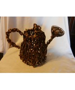 Decorative Rustic Watering Can Hand Made From Tree Twigs Folk Art For De... - $32.06