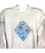 American Fuchsia Society Convention 2004 M Pullover Sweatshirt size Medi... - £34.22 GBP