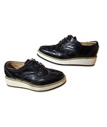 DADAWEN Women&#39;s Platform Size 5.5 Lace-Up Wingtips Square Toe Oxfords Shoe - €15,26 EUR