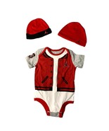 Air Jordan Boys Infant baby Size 6 9 months 3 piece set White Baseball u... - $19.79