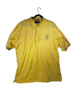 Greg Norman Old Course St. Andrews Yellow Polished Cotton Polo Shirt Men... - $27.62 CAD