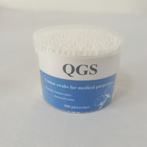 QGS Cotton swabs for medical purposes Clean cotton swab double -end cott... - £15.40 GBP