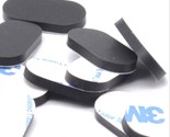 13mm x 25mm x 3mm Oval Shaped Rubber Feet  3M Backing  Various Package S... - $10.32+