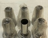 6 Quantity of Round Cylinder Mold Flanges (See Pics for Measurements) - $76.49