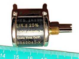 3200-1844-1 1Kilohm 3% Precision Potentiometer used - $9.03