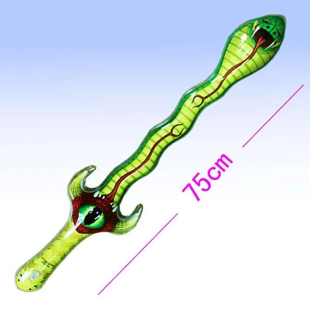 Toys Inflatable Snake Sword Child Toy Swords Weapon Boy Student Game Plastic Pvc - £12.00 GBP