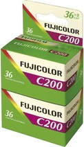 Twin Pack Of Fujifilm Fujicolor C200 35 Mm 36 Exposure Color Print Camer... - $49.93