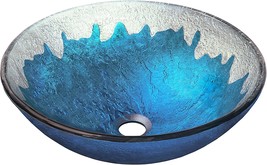 Novatto Diaccio Glass Vessel Bathroom Sink - £159.86 GBP