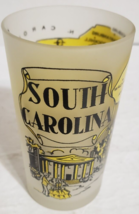 Vtg South Carolina 5&quot; Souvenir Glass Tumbler Hazel-Atlas 50&#39;s 60&#39;s Anteb... - $15.52