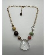 American Eagle Outfitters AEO BOHO Crystal Beaded Necklace - £15.91 GBP