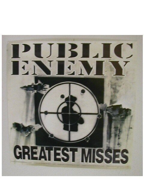 Public Enemy Poster Greatest Misses Promo - $45.14