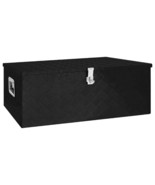 vidaXL Aluminum Storage Box 39.4x21.7x14.6&quot; Extra Large Organizer with L... - $442.99