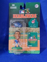 Kenny Lofton 1996 MLB HEADLINERS Cleveland Indians Guardians Mini Action Figure - £7.52 GBP