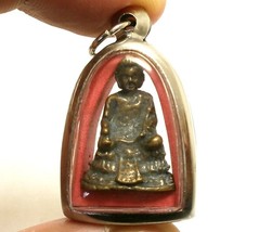 Chinese Buddha Magic Blessed For Lucky Rich Wealth Success Happy Amulet Pendant - £29.09 GBP