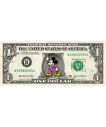 MICKEY MOUSE Disco on a REAL Dollar Disney Cash Bill Money Collectible M... - $8.88