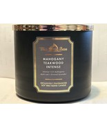 MAHOGANY TEAKWOOD INTENSE Bath &amp; Body Works 3 Wick Candle   14.5OZ   BRA... - $24.26