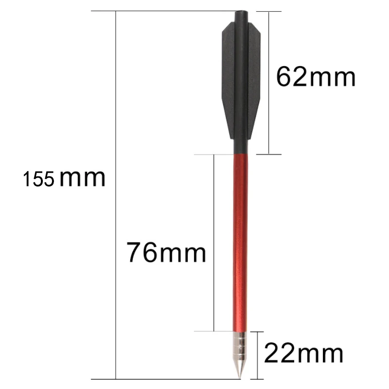 Sporting 12Pcs Golden Aluminum Archery Arrow 6.2 inch Broadheads Flecha For 50 l - £24.77 GBP