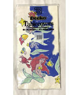 3 Pk The Little Mermaid Paper Tablecover Deeko Disney Princess Ariel 35&quot;... - £8.59 GBP