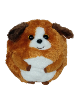 Ty Beanie Ballz Bandit Brown White Dog Plush Stuffed Animal 2011 38003 4.5&quot; - $28.46 CAD