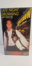 Late Night Drumming with Anton Fig VHS NEW Sealed - $1.99