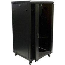 NavePoint 22U IT Wall Mount Network Server Data Cabinet Rack Glass Door ... - $1,002.99