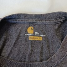 Carhartt Original Fit Graphic T-Shirt Carbon Heather K195 CRH Men's Size 4XL image 5