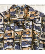 Vtg Avi Collection Kahala Hawaii Hawaiian whale print button down size XL - €40,35 EUR