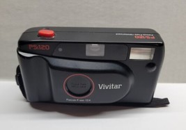 Vivitar PS:120 35mm Point &amp; Shoot Film Camera - $17.81