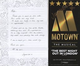 Jayme lee zanocelli motown the musical hand signed flyer personal letter 169999 p thumb200