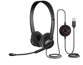 Cyber Acoustics Stereo Wired Headset (AC-204USB)  Quality Sound for Calls, USB  - £29.23 GBP