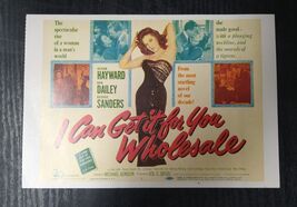 Susan Hayward "I Can Get it for You Wholesale" postcard 1989 NM - $9.99