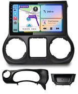 10.1&quot; Wireless CarPlay Car Stereo Radio Upgrade for Jeep Wrangler 2015-2... - $5,508.30 MXN